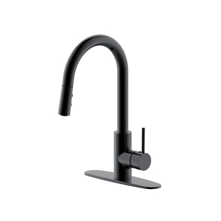 Westbrass Dual Spray Push Button Mode Kitchen Faucet with Pull Down Sprayer Head, Oil Rubbed Bronze KD08B-12